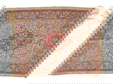 19TH CENTURY PERSIAN REZA SHAH PAHLAVI DYNASTY TEXTILE