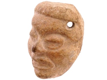 ANCIENT 1ST MILLENNIUM AD MESOAMERICAN POTTERY HEAD