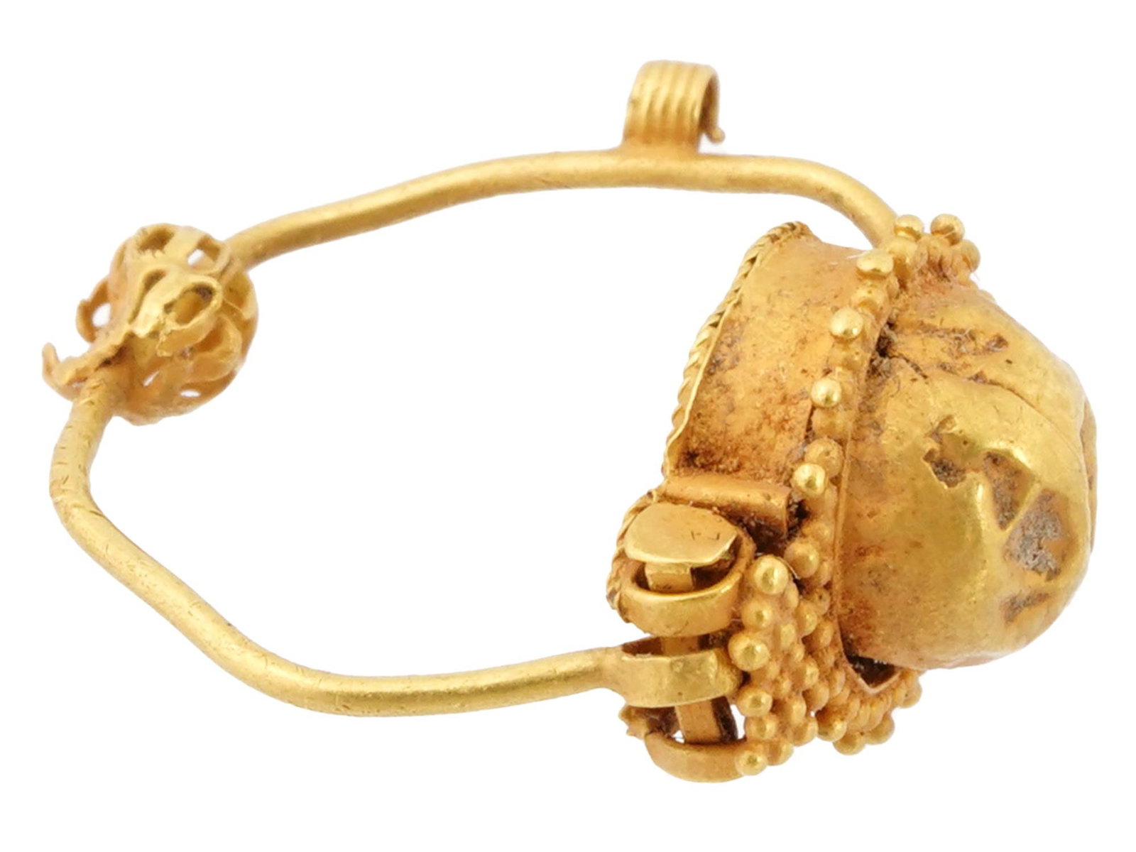 ANCIENT ROMAN EMPIRE GOLD EARRING (1 of 6)