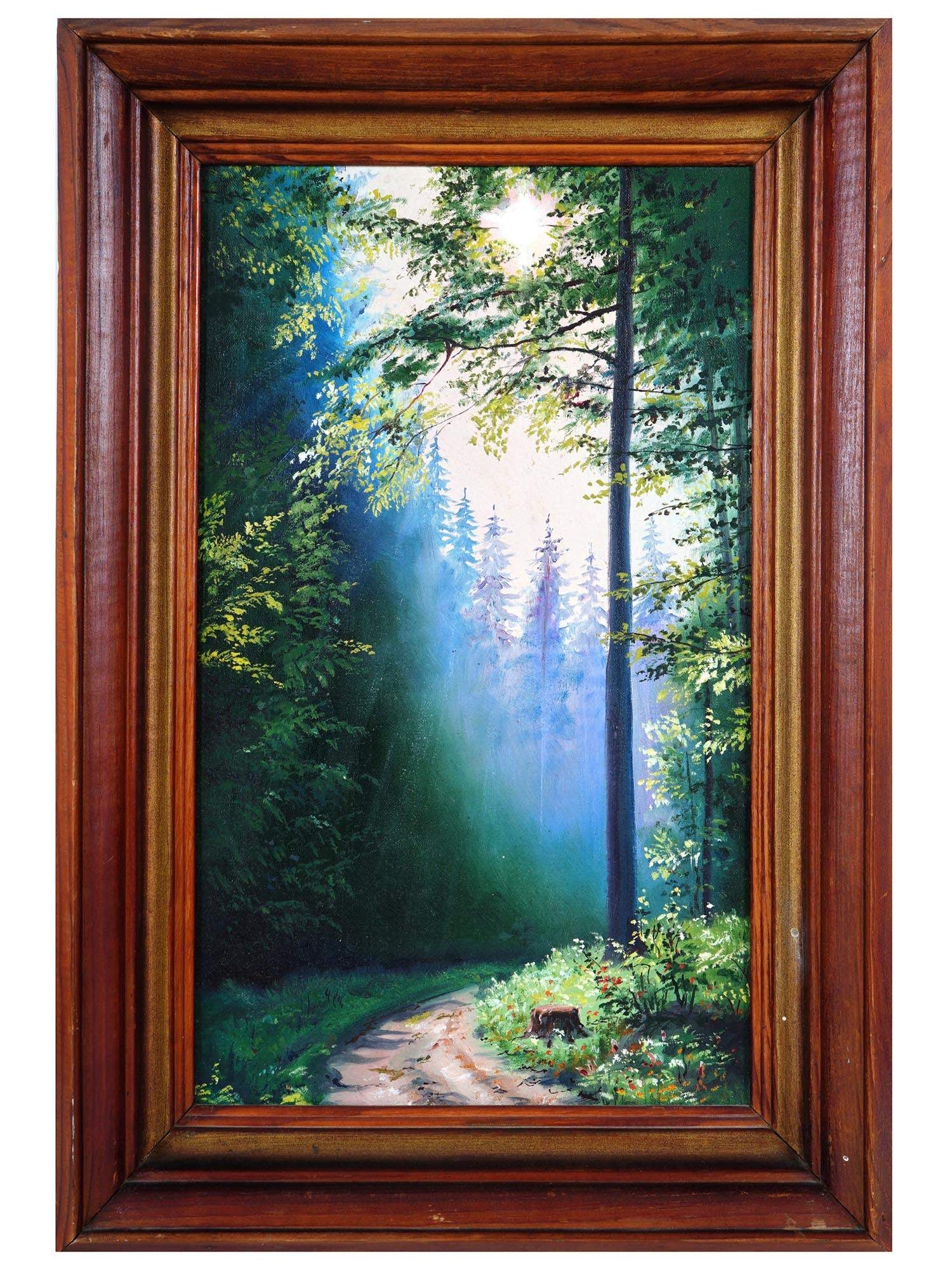 CONTEMPORARY UKRANIAN FOREST LANDSCAPE OIL PAINTING (1 of 5)