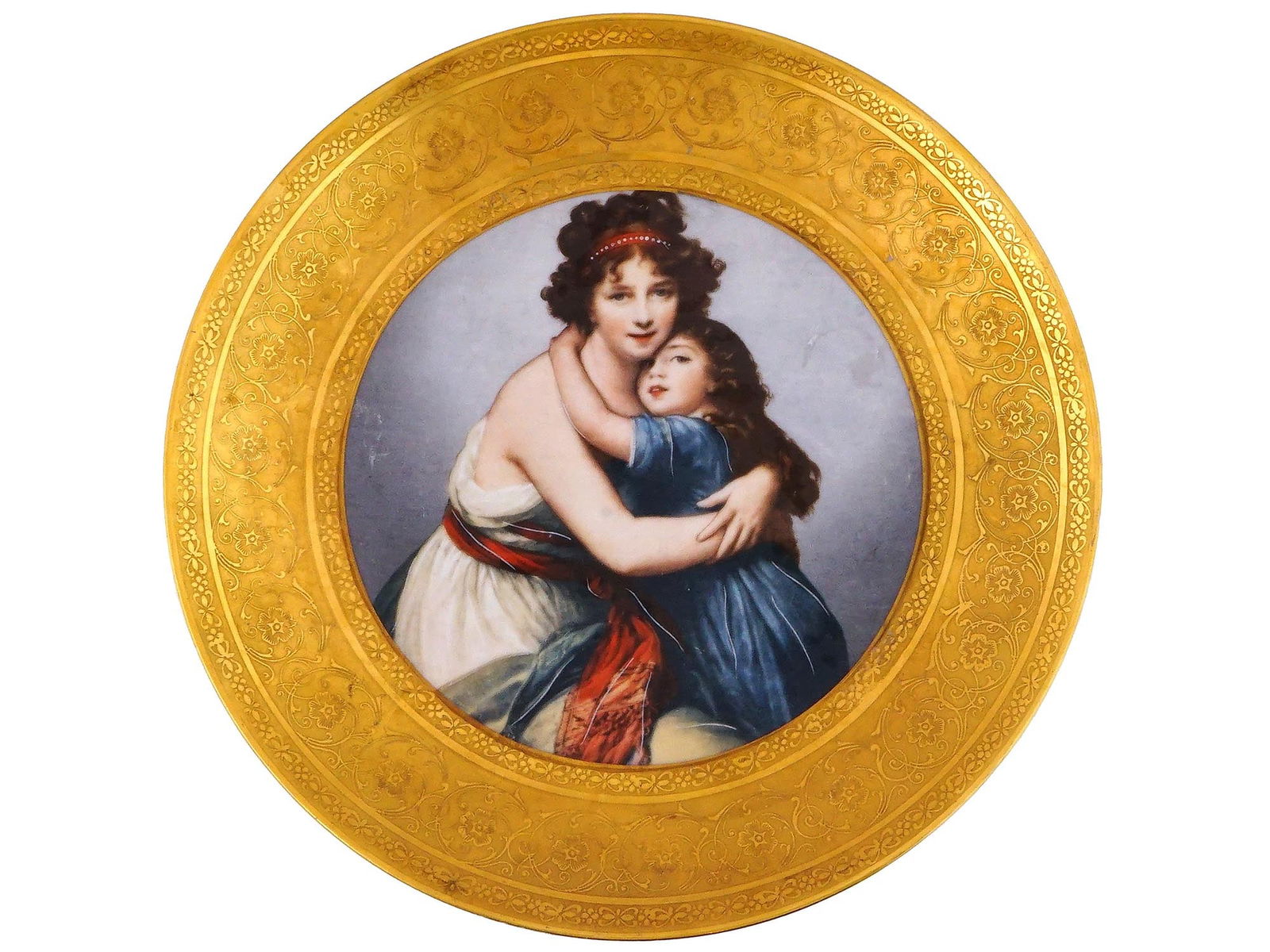 GERMAN ARZBERG PORCELAIN PORTRAIT CABINET PLATE (1 of 6)