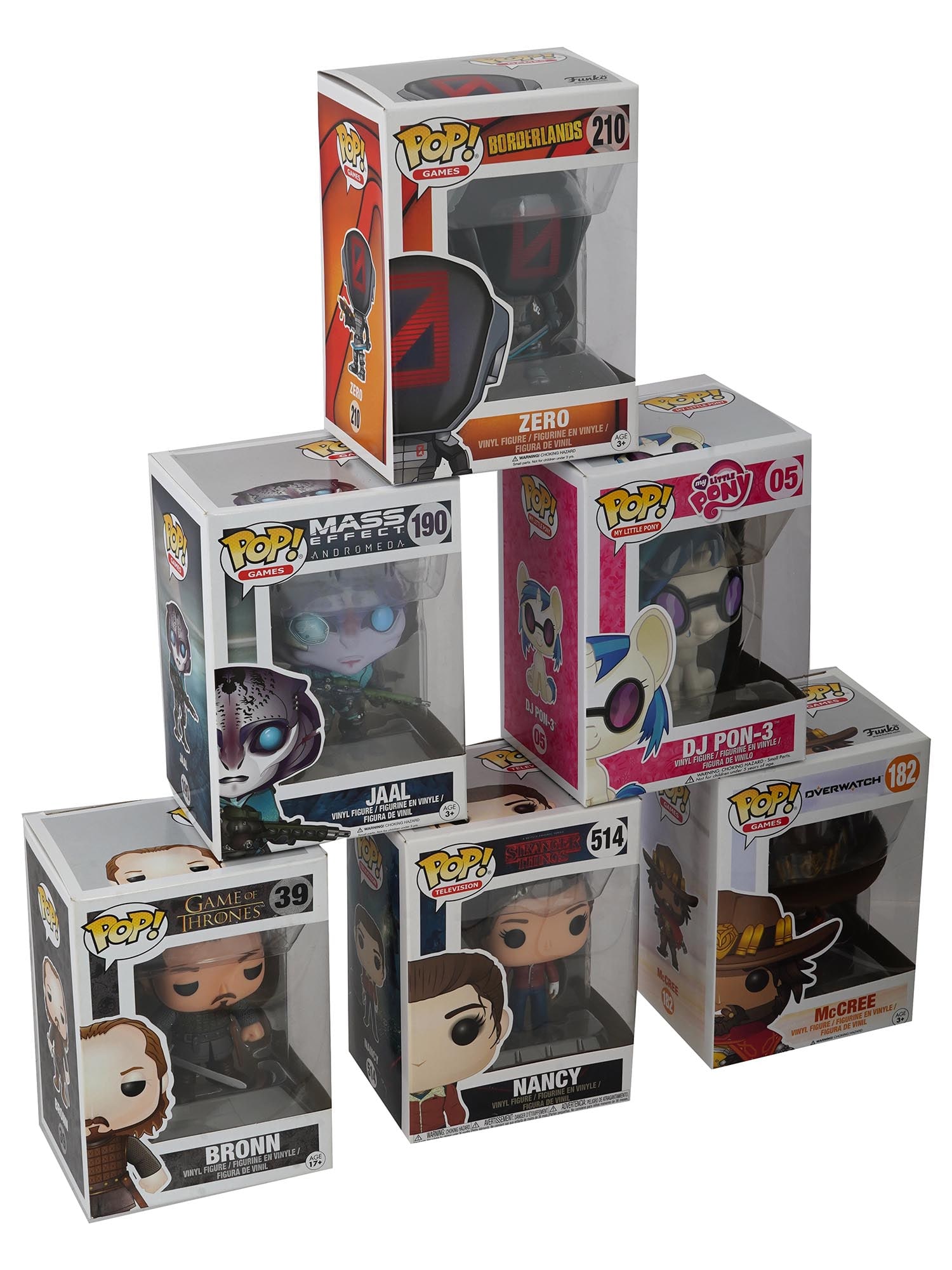 LOT OF FUNKO POP COLLECTIBLE VINYL FIGURES TOYS IOB (1 of 6)