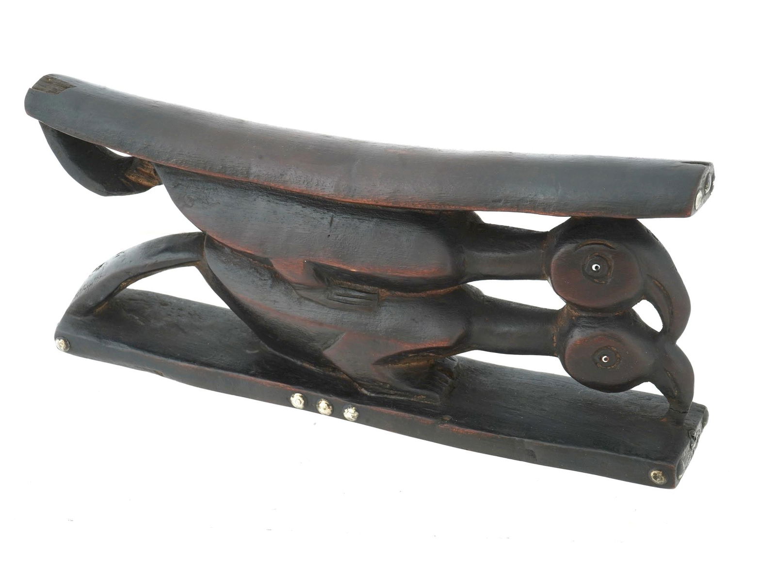 NORTH EASTERN AFRICAN SOUTH SUDAN WOOD HEAD REST (1 of 7)