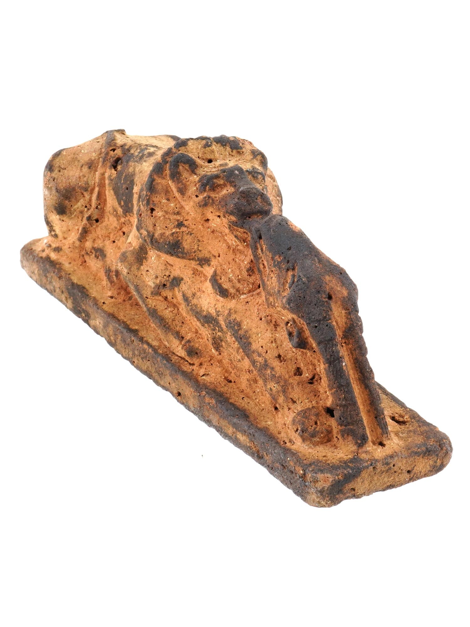 ANCIENT ROMAN EMPIRE LIONS HUNT GAZEL CLAY FIGURE (1 of 4)