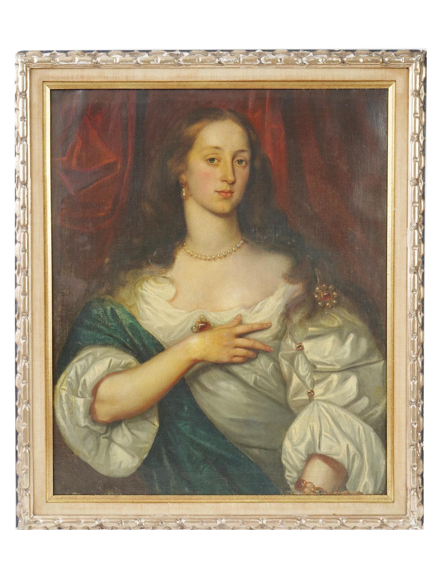 ANTIQUE 18TH C EUROPEAN OIL PORTRAIT PAINTING (1 of 5)