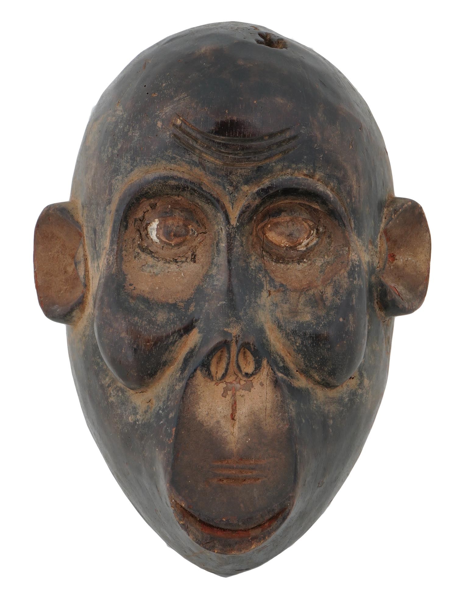 AFRICAN BULU CAMEROON WOODEN POWER MONKEY MASK (1 of 5)