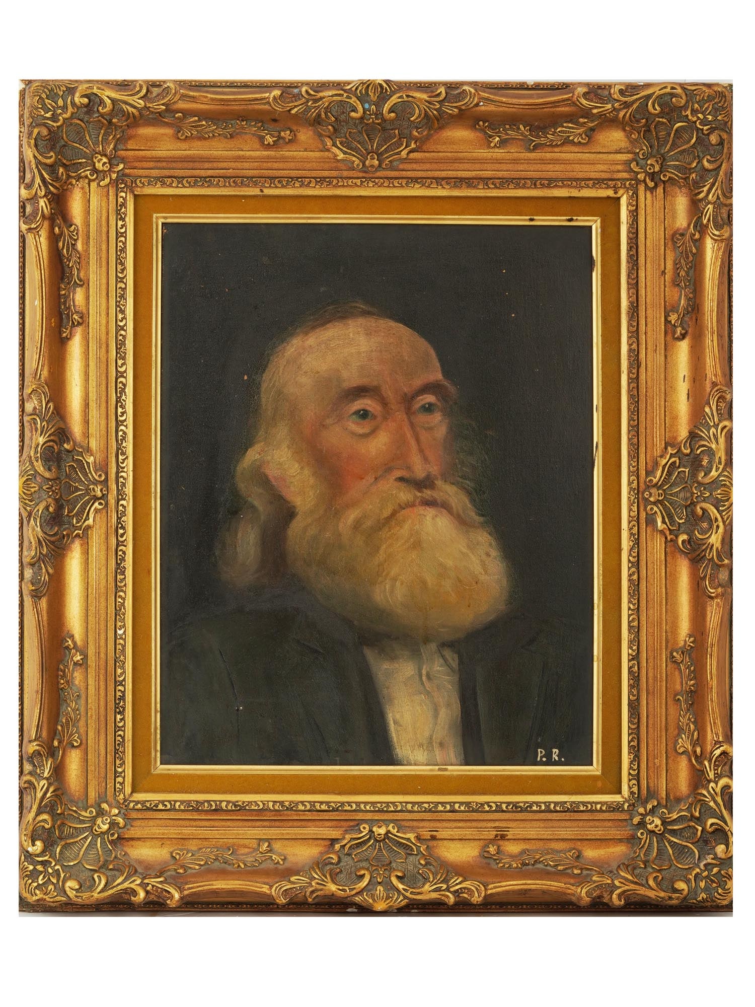 ANTIQUE 19TH C AMERICAN MALE PORTRAIT OIL PAINTING (1 of 5)