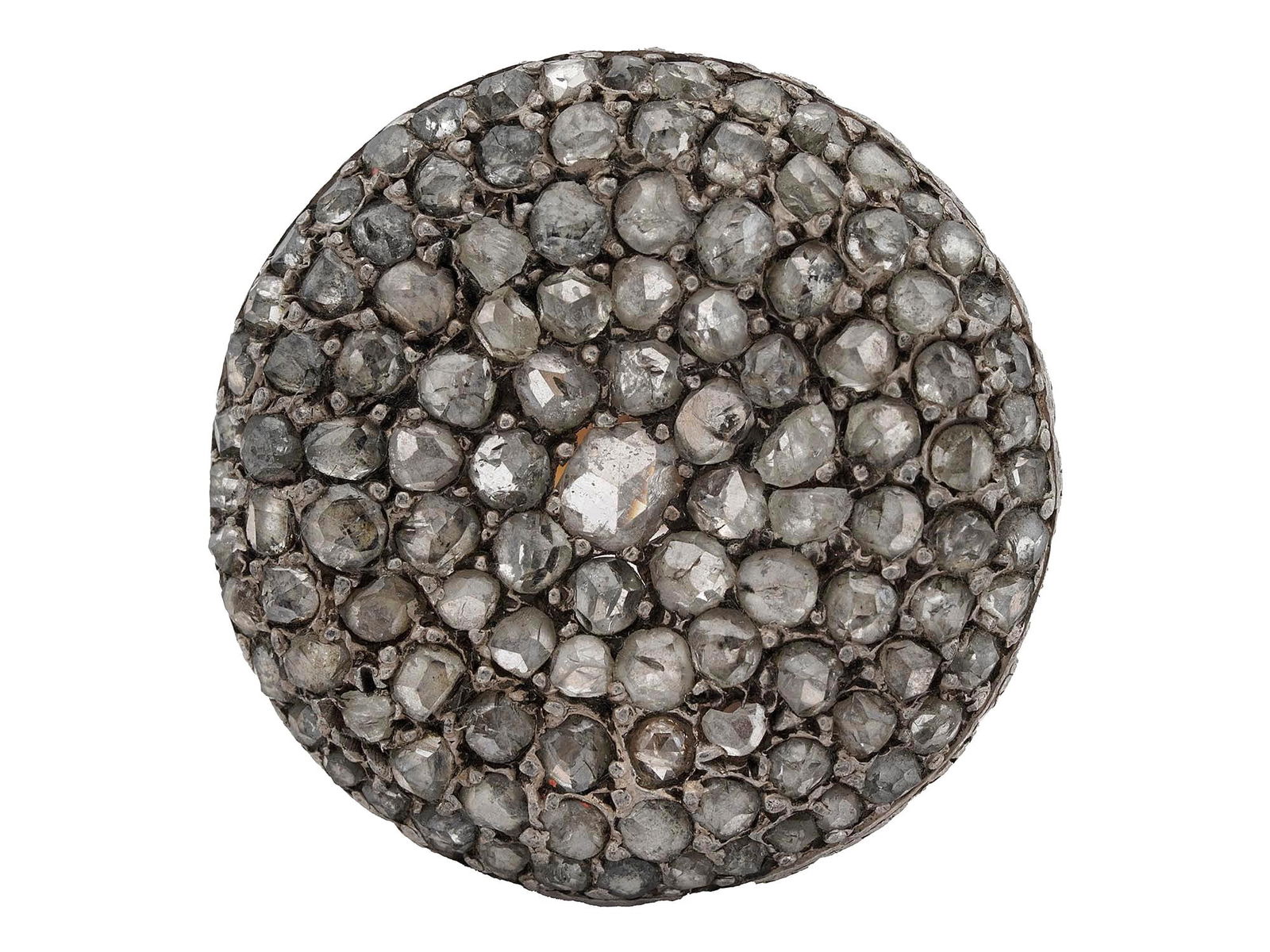 14K ROSE GOLD COCKTAIL RING W PAVE CUT DIAMONDS (1 of 5)