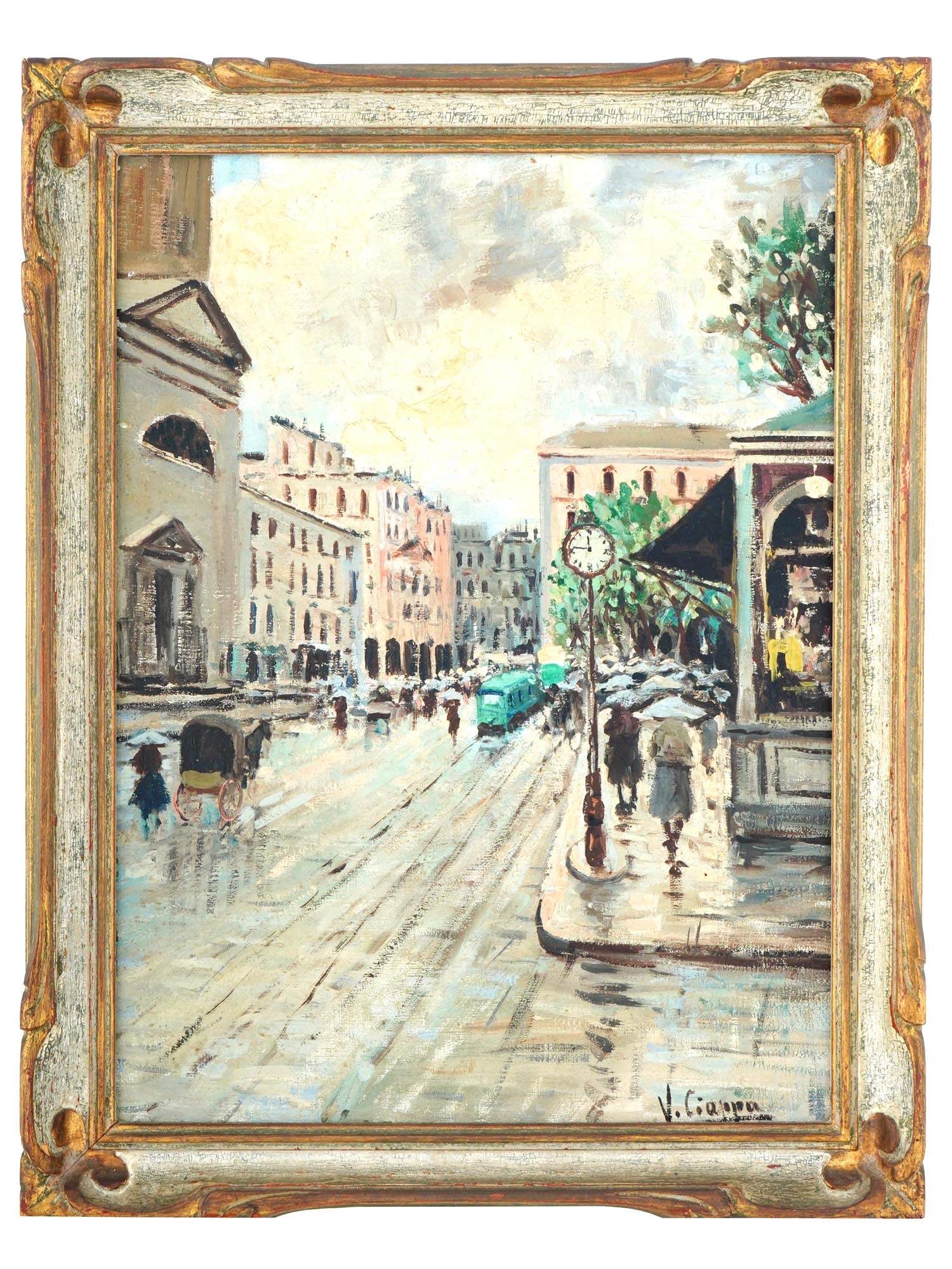 ITALIAN CITYSCAPE OIL PAINTING BY VINCENT CIAPPA (1 of 4)