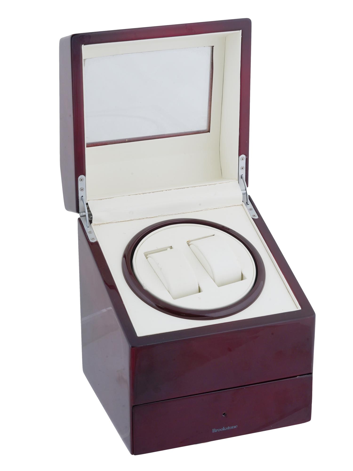 VINTAGE AMERICAN WATCH WINDER BOX BY BROOKSTONE (1 of 5)