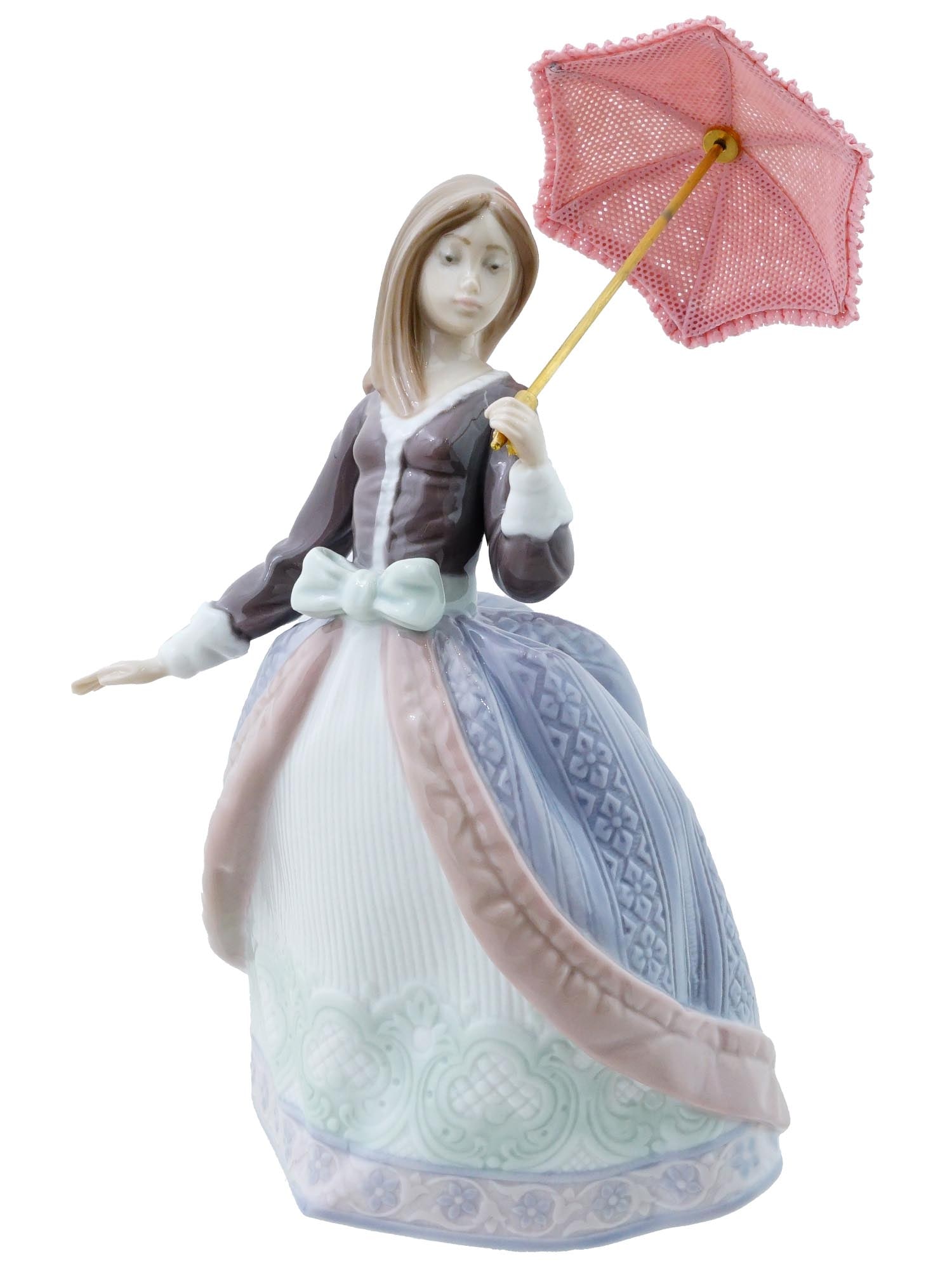 SPANISH LLADRO HAND MADE GIRL PORCELAIN FIGURINE (1 of 9)