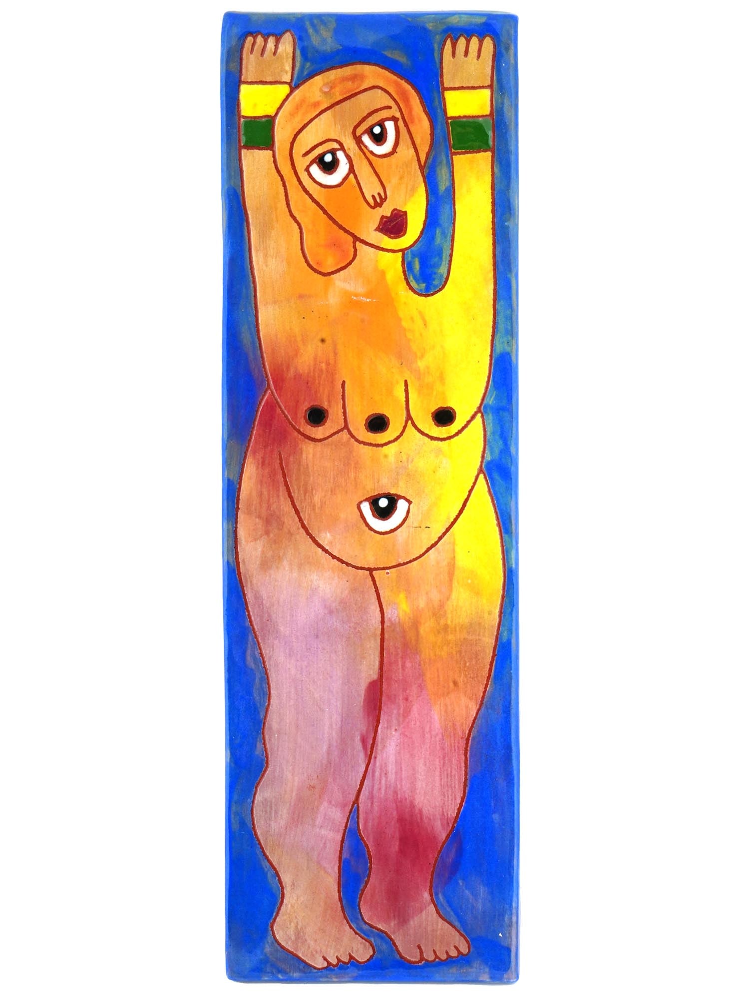 1995 CERAMIC WALL PLAQUE BY WASHINGTON LEDESMA (1 of 4)