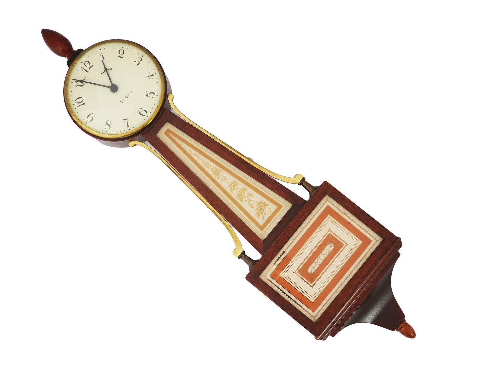 VINTAGE SETH THOMAS HOMESTEAD 2W BANJO WALL CLOCK (1 of 6)