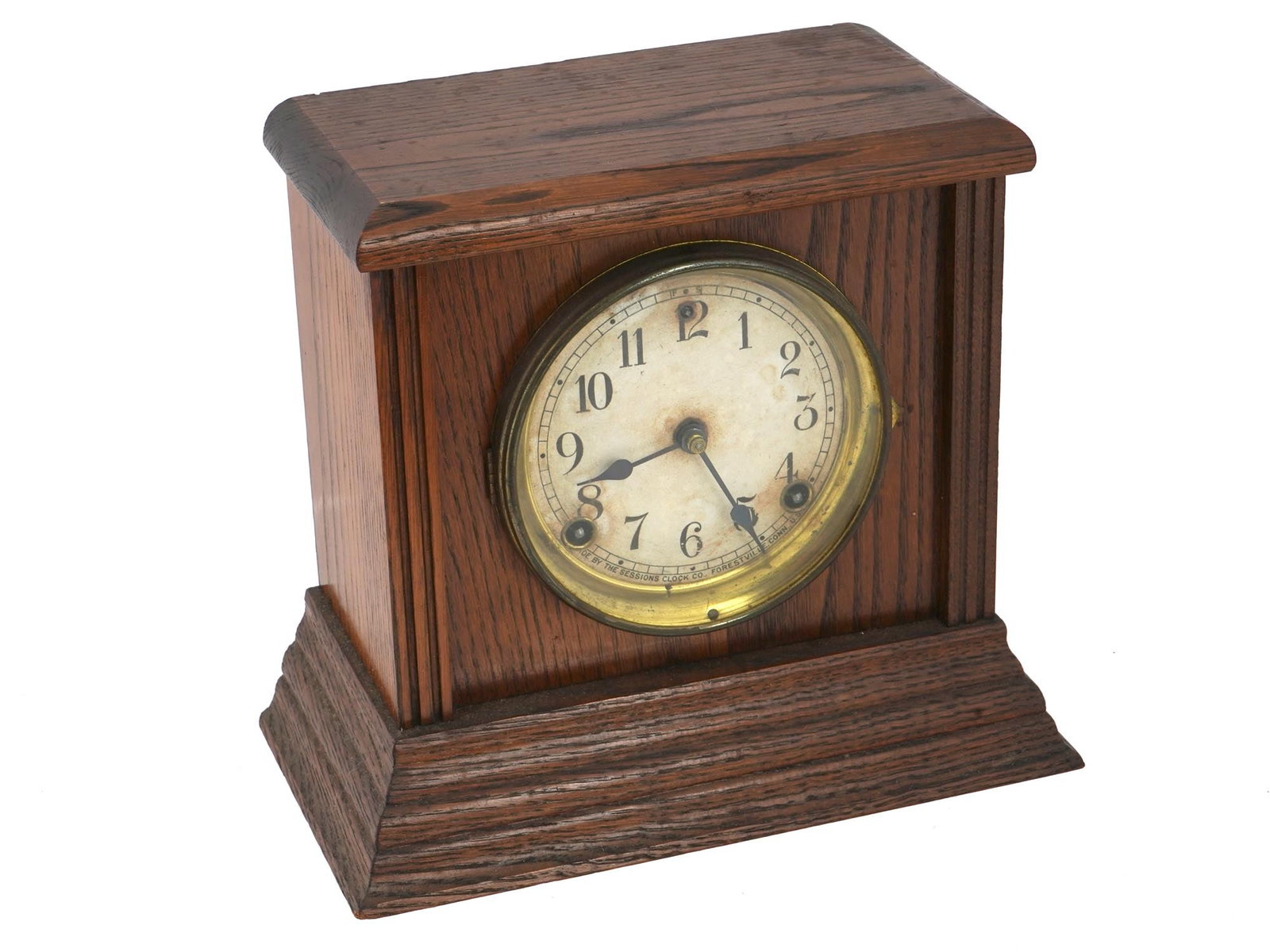 EARLY 20TH C SESSIONS COMPANY 8 DAY MANTEL CLOCK (1 of 7)