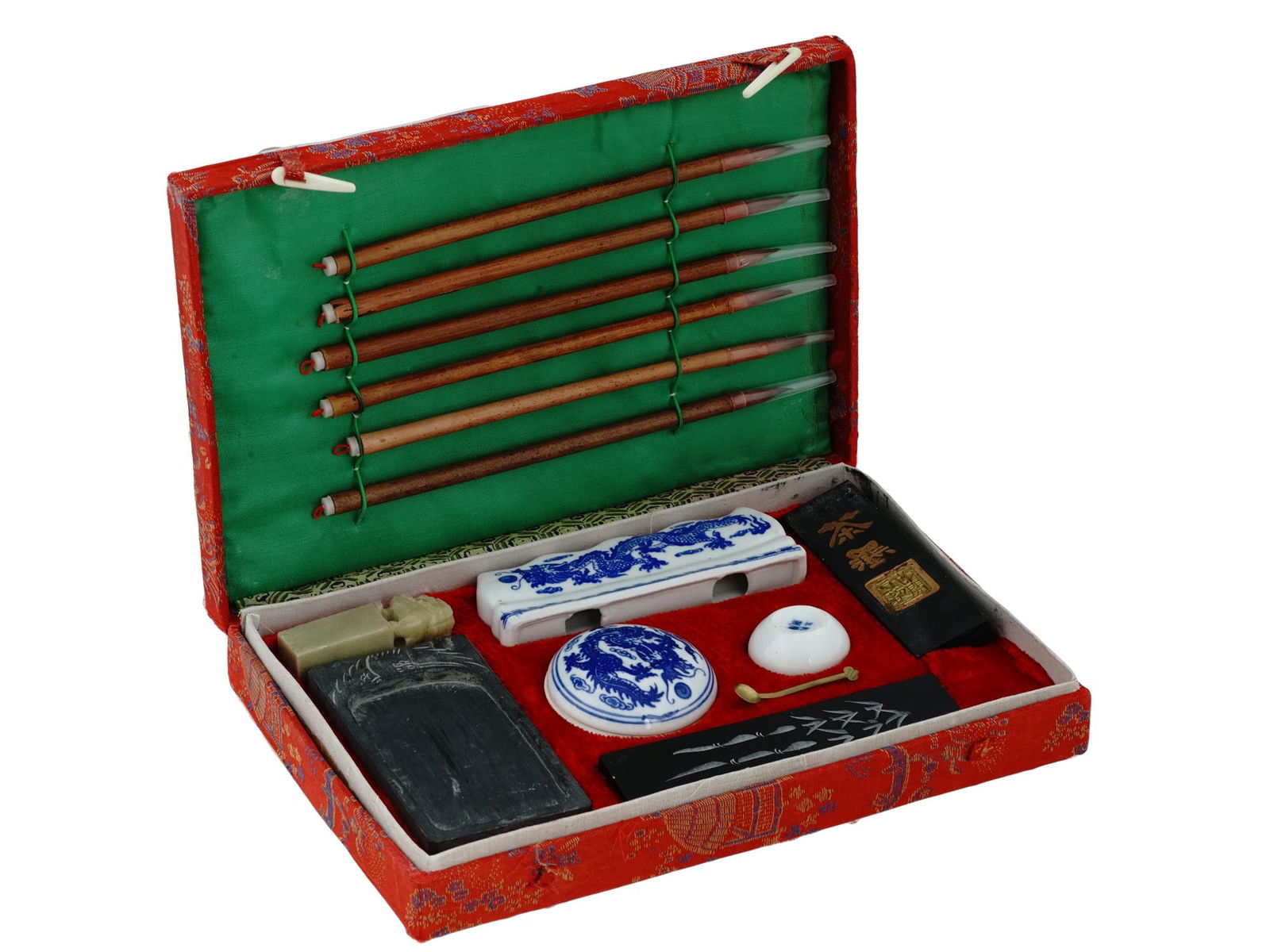 VINTAGE CHINESE CALLIGRAPHY GIFT SET IOB (1 of 13)