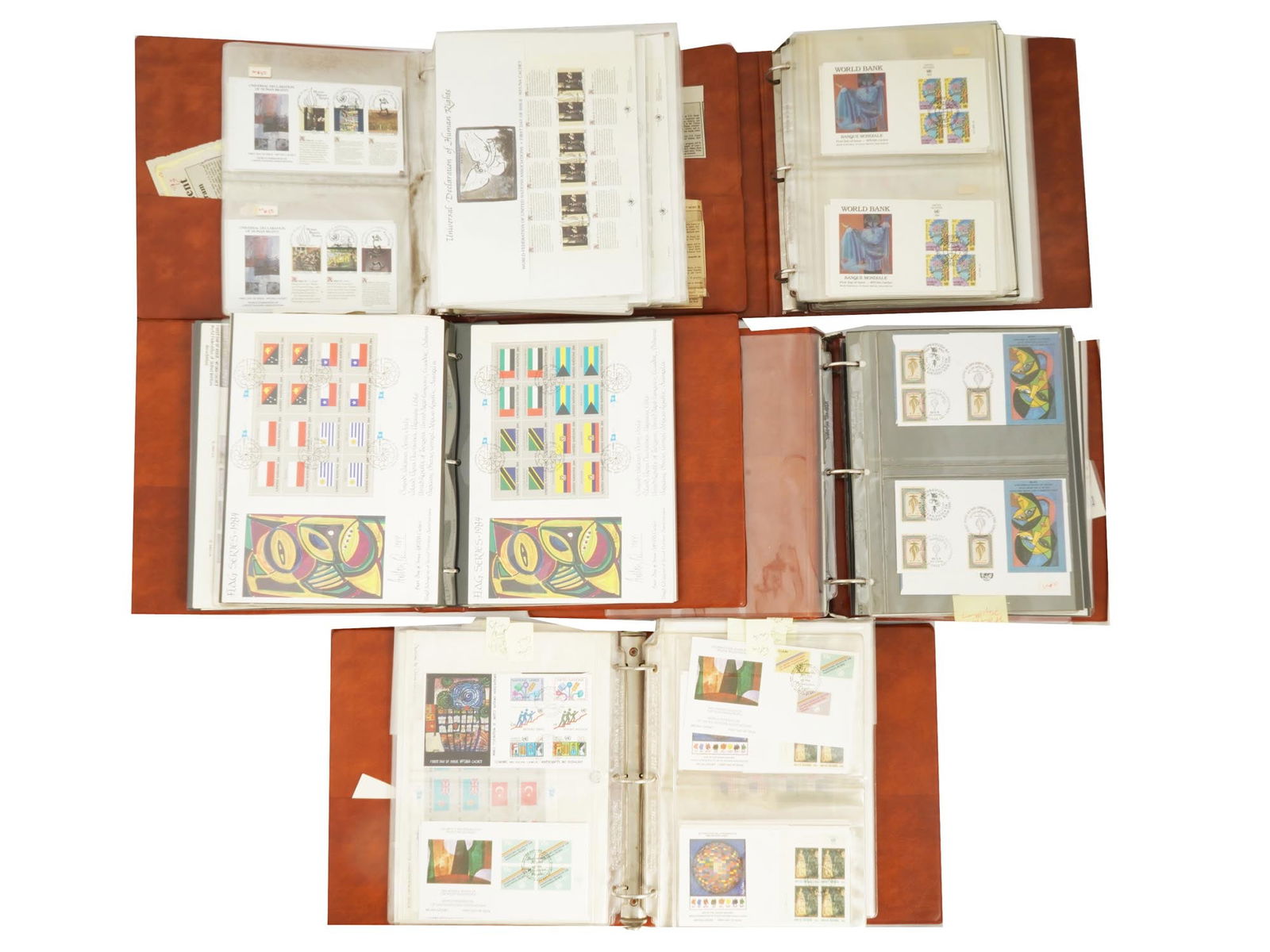 ALBUMS OF AMERICAN POSTAGE STAMPS AND ENVELOPES (1 of 13)