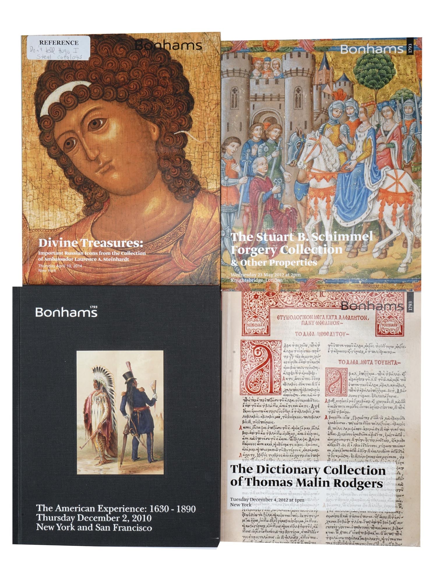 BONHAMS AUCTION CATALOGUES ICONS AND APPLIED ARTS (1 of 5)