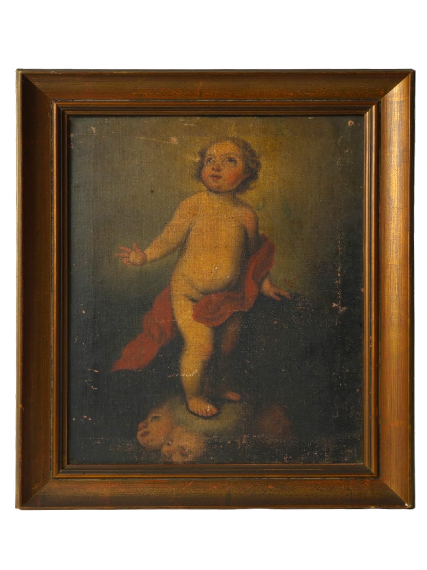 ANTIQUE 18TH C ITALIAN OIL PAINTING AFTER MURILLO (1 of 5)