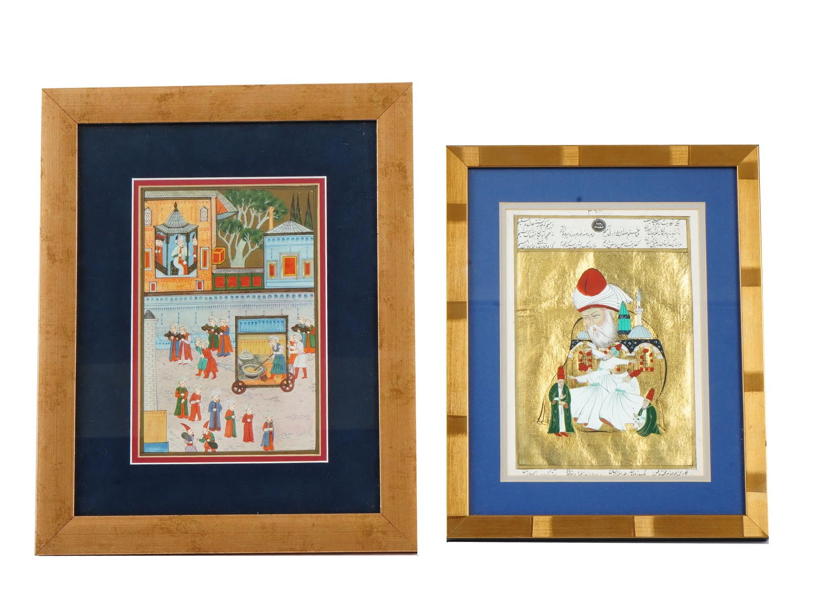 ANTIQUE OTTOMAN EMPIRE MINIATURE PAINTINGS (1 of 7)