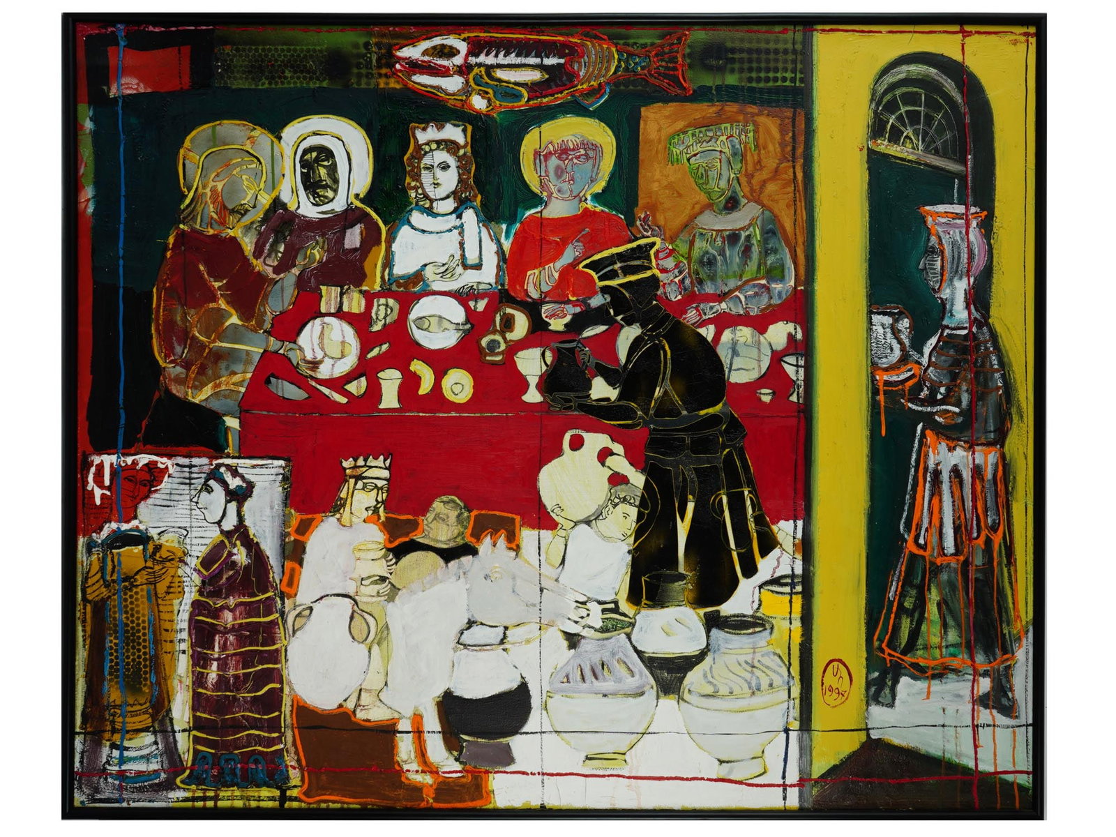 SARKIS HAMALBACHIAN ARMENIAN OIL PAINTING GALILEO (1 of 4)