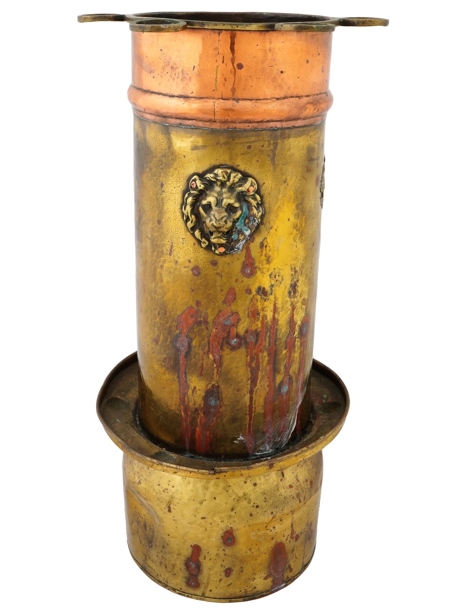 ANTIQUE IMPERIAL RUSSIAN BRONZE UMBRELLA STAND (1 of 6)