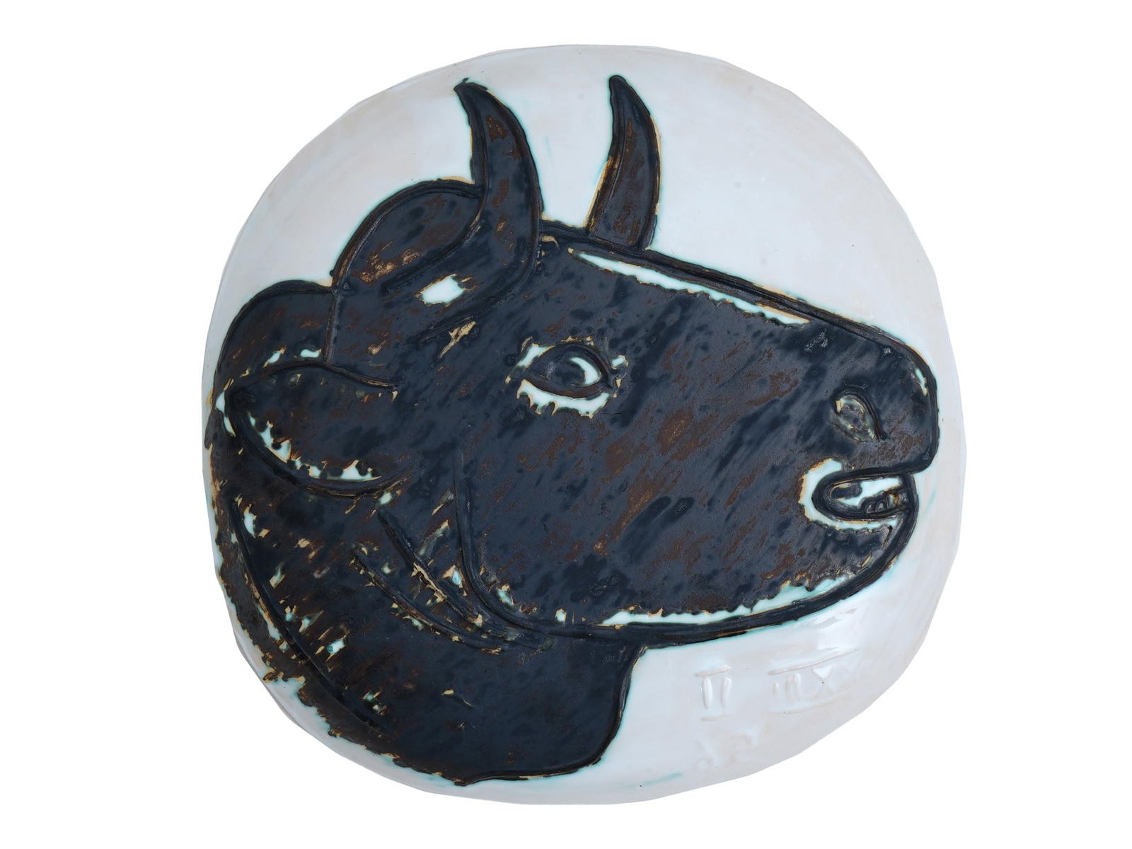 LIMITED ED CERAMIC PLATE BY PICASSO F MADOURA PLEIN FEU (1 of 5)