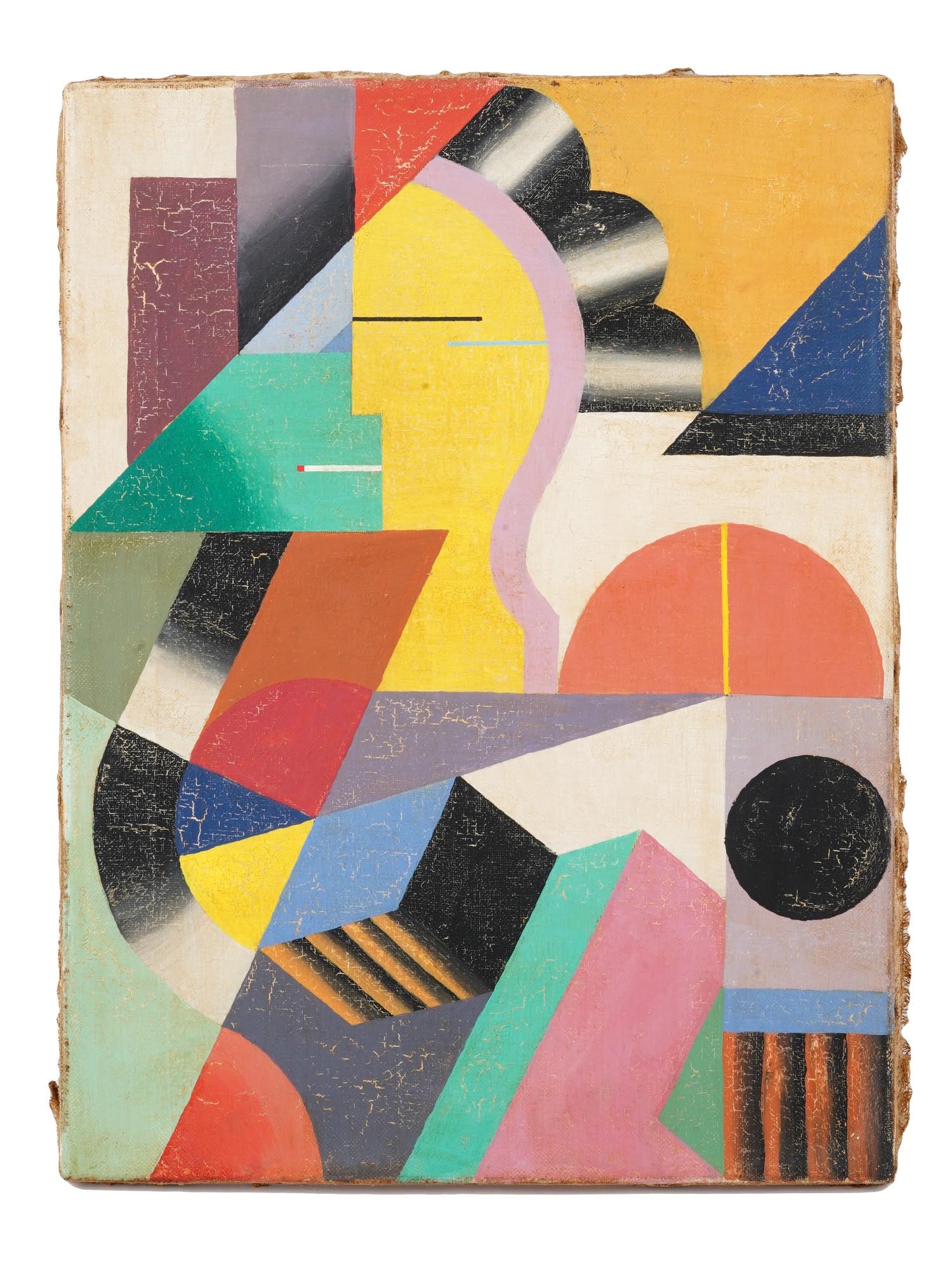 RUSSIAN AVANT GARDE MANNER OF KLIUN OIL PAINTING (1 of 5)