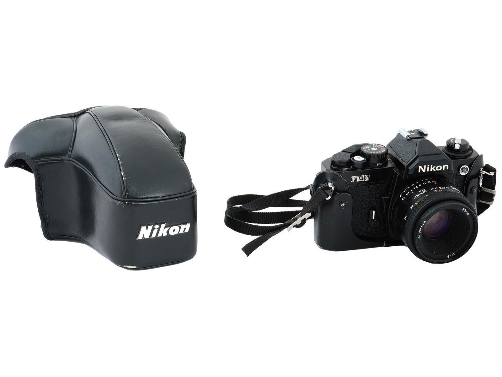 VINTAGE NIKON FM2 CAMERA W AF NIKKOR 50 MM LENS (1 of 10)