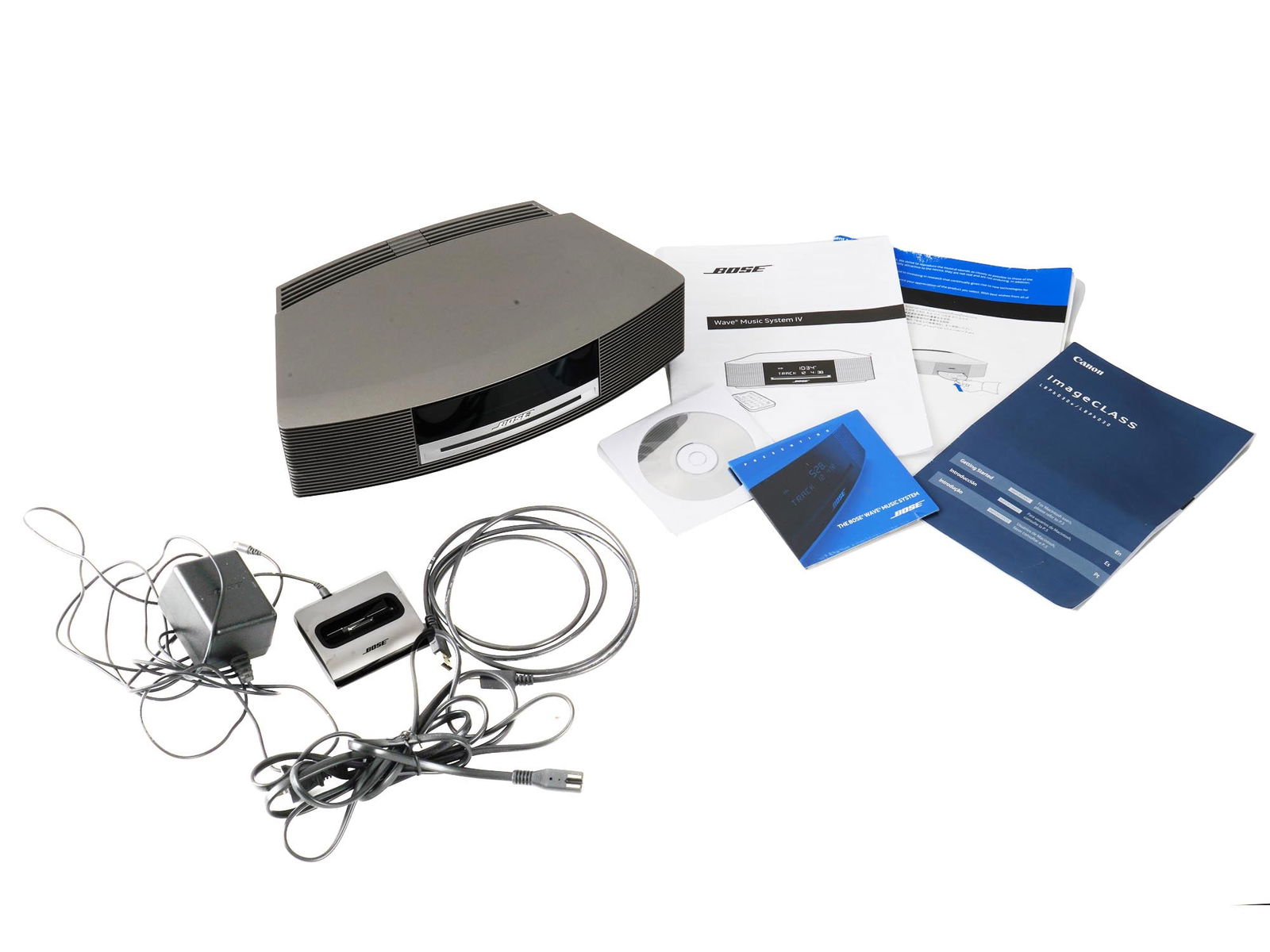 BOSE WAVE MUSIC SYSTEM III WITH WIRES AND PAPERS (1 of 11)