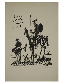 SPANISH DON QUIXOTE LITHOGRAPH AFTER PABLO PICASSO