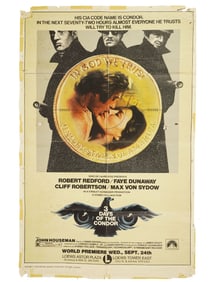 VINTAGE THREE DAYS OF THE CONDOR MOVIE POSTER 1975