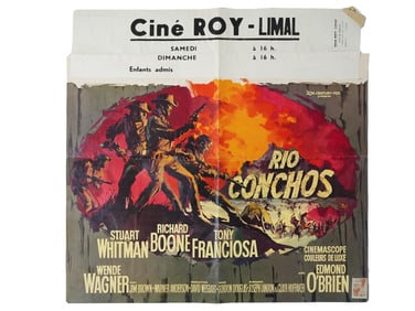 BELGIAN WESTERN MOVIE POSTER BY RAYMOND ELSEVIERS