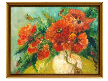 AMERICAN STILL LIFE OIL PAINTING BY JUDITH BANKS