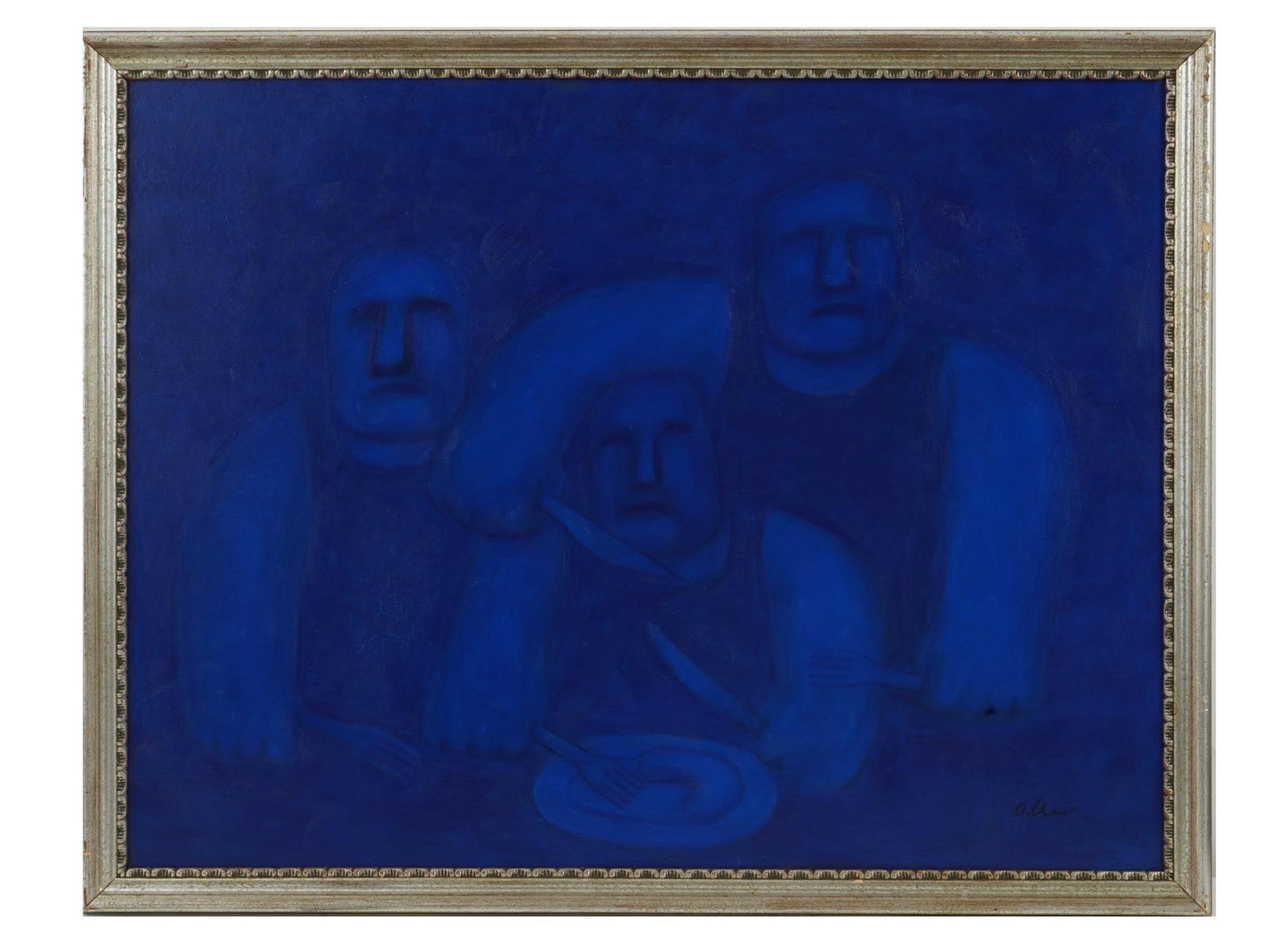 OIL ON CANVAS PAINTING SIGNED (1 of 4)