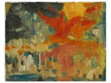 ABSTRACT CANADIAN OIL PAINTING BY JUSTIN OBRADOVIC