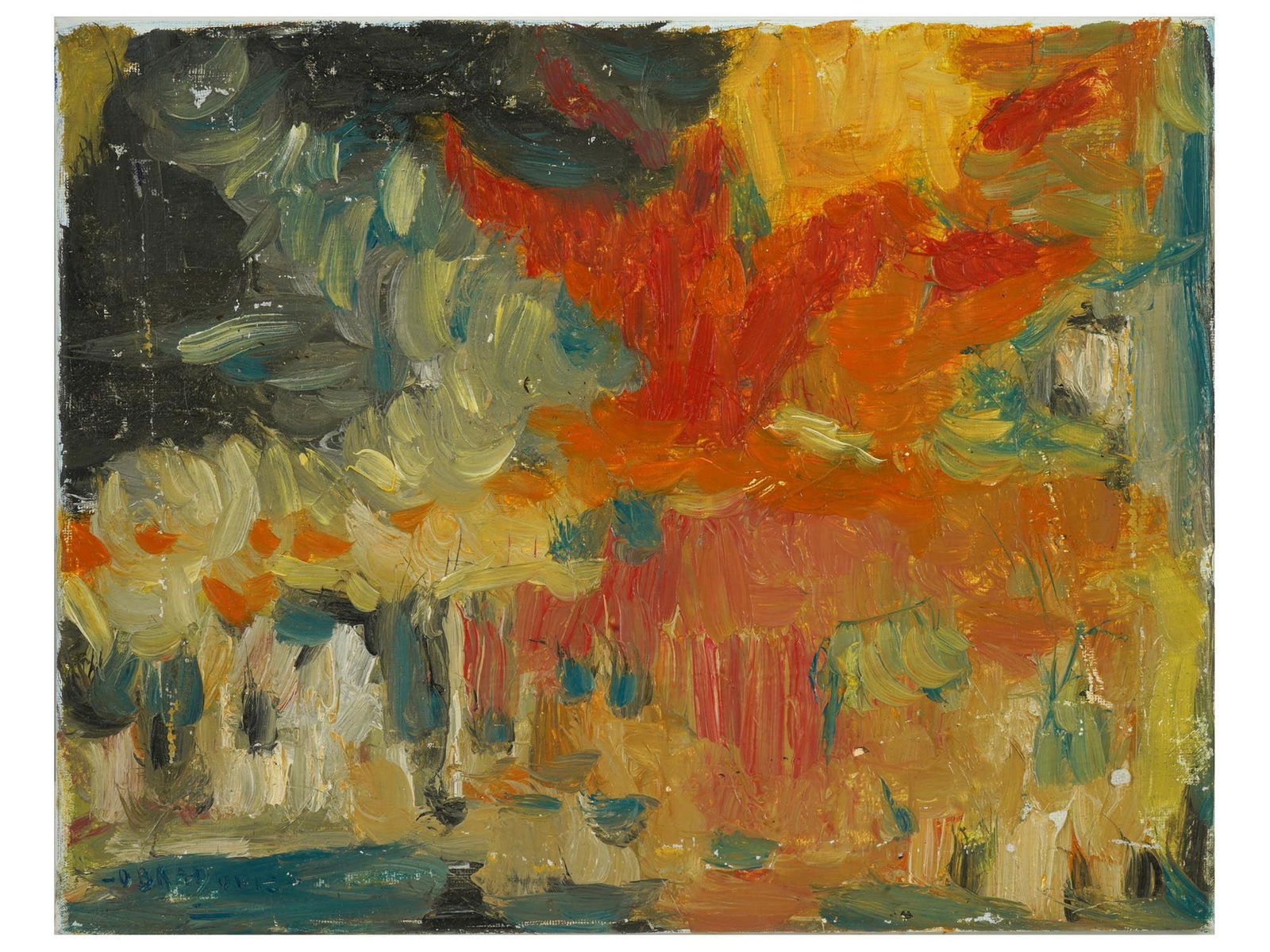 ABSTRACT CANADIAN OIL PAINTING BY JUSTIN OBRADOVIC (1 of 7)