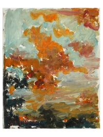 ABSTRACT CANADIAN OIL PAINTING BY JUSTIN OBRADOVIC