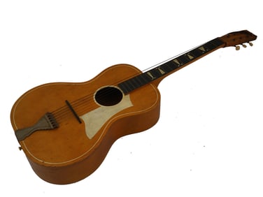 VINTAGE AMERICAN WOODEN ACOUSTIC GUITAR MARKED