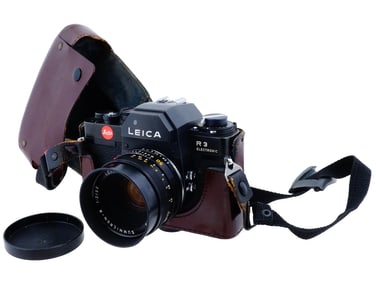LEICA R3 ELECTRONIC FILM CAMERA W SUMMICRON R LENS