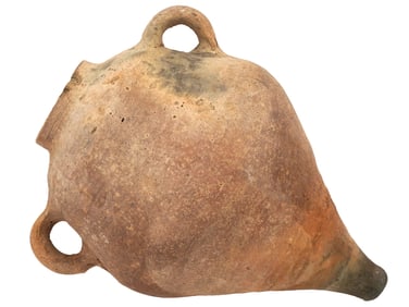 ANCIENT BYZANTINE EMPIRE TERRACOTTA AMPHORA VASE