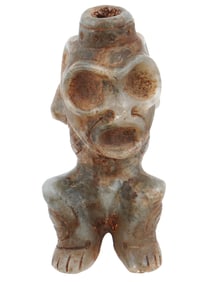 ANCIENT PRE COLUMBIAN TAINO STONE COHOBA INHALER