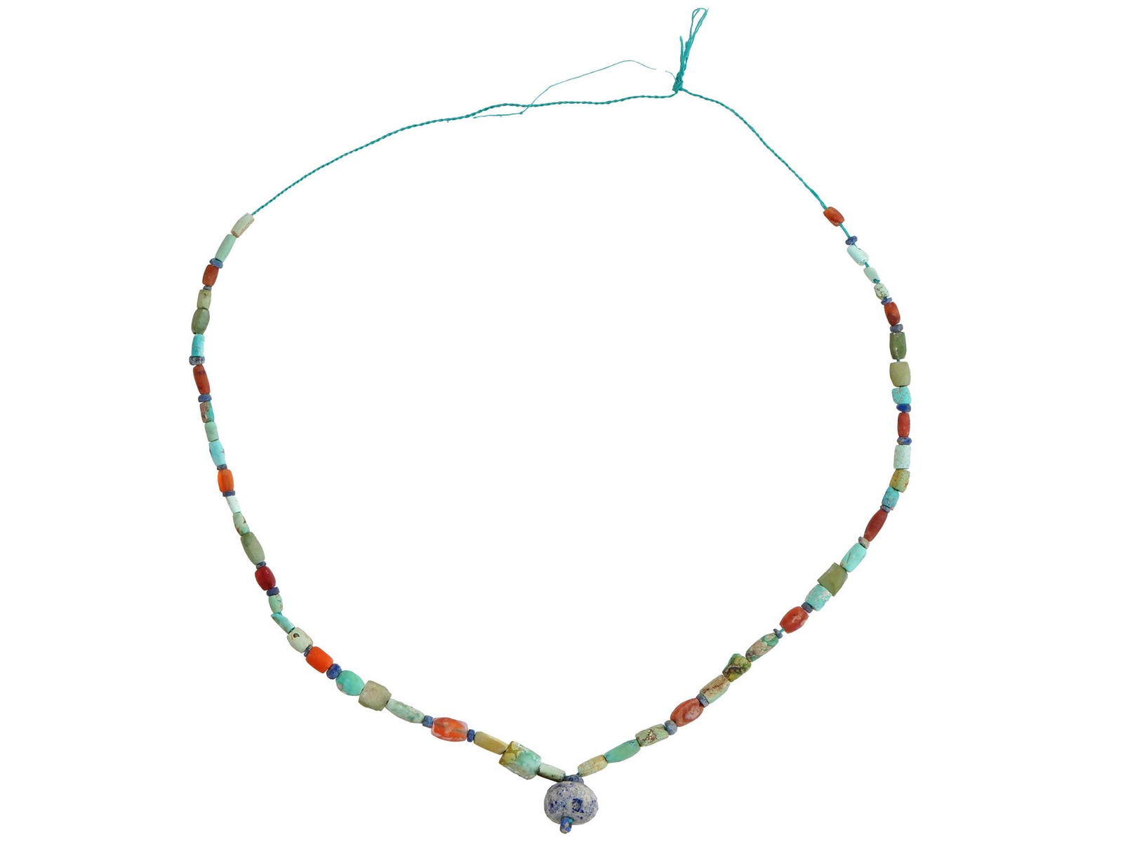 ANCIENT ROMAN GEMSTONE BEADED NECKLACE 100 TO 300 AD (1 of 3)