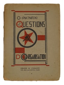 1926 FRENCH COMMUNIST BOOK BY OSIP PIATNITSKI