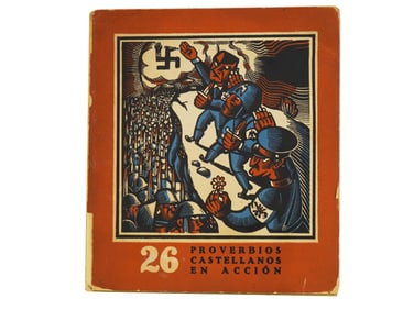 1937 SPANISH CIVIL WAR BOOK CASTILIAN PROVERBS MOLNE