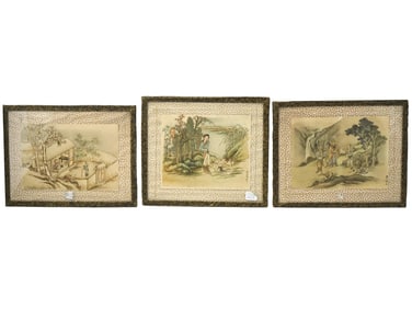 CHINESE ILLUSTRATION PRINTS FOR LA FONTAINES FABLES