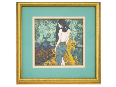 AMERICAN CHINESE PAINTING SIGNED TING SHAO KUANG