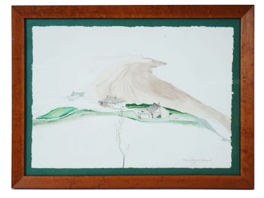 AMERICAN WATERCOLOR PAINTING BY DOROTHY H MANUEL