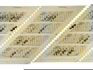 CLAUDE SMITH CARTOON ILLUSTRATIONS FOR PLAYBOY