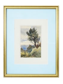ATTR TO ARTHUR CUMMING LANDSCAPE WATERCOLOR PAINTING