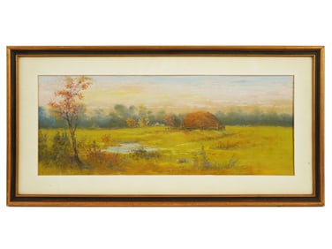 AMERICAN LANDSCAPE PAINTING BY JULIAN ALDEN WEIR